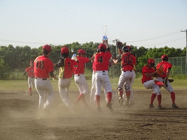 優勝の瞬間