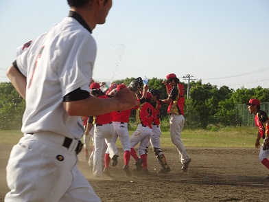 優勝の瞬間