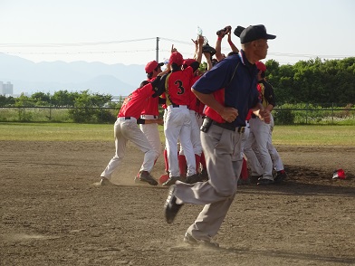 優勝の瞬間