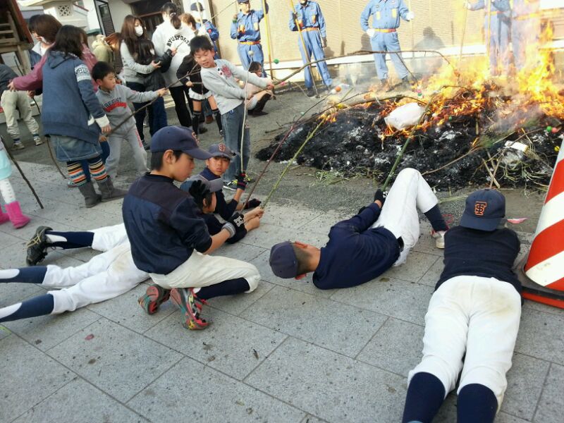 どんと焼 6年生参加②