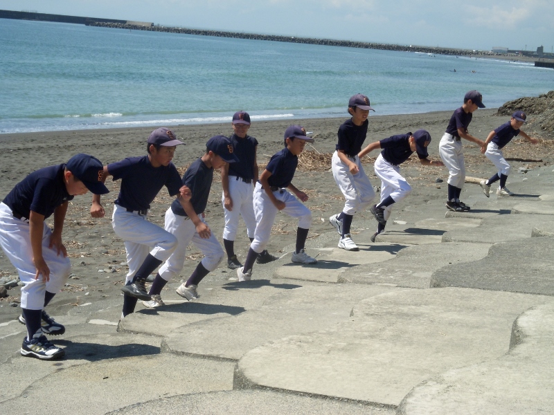 海でトレーニング④