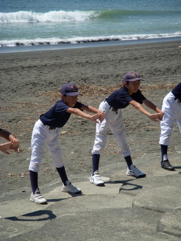 海でトレーニング②